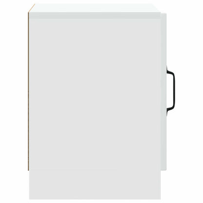 vidaXL Bedside Cabinet 2 pcs White 43 x 34.5 x 47 cm Engineered Wood