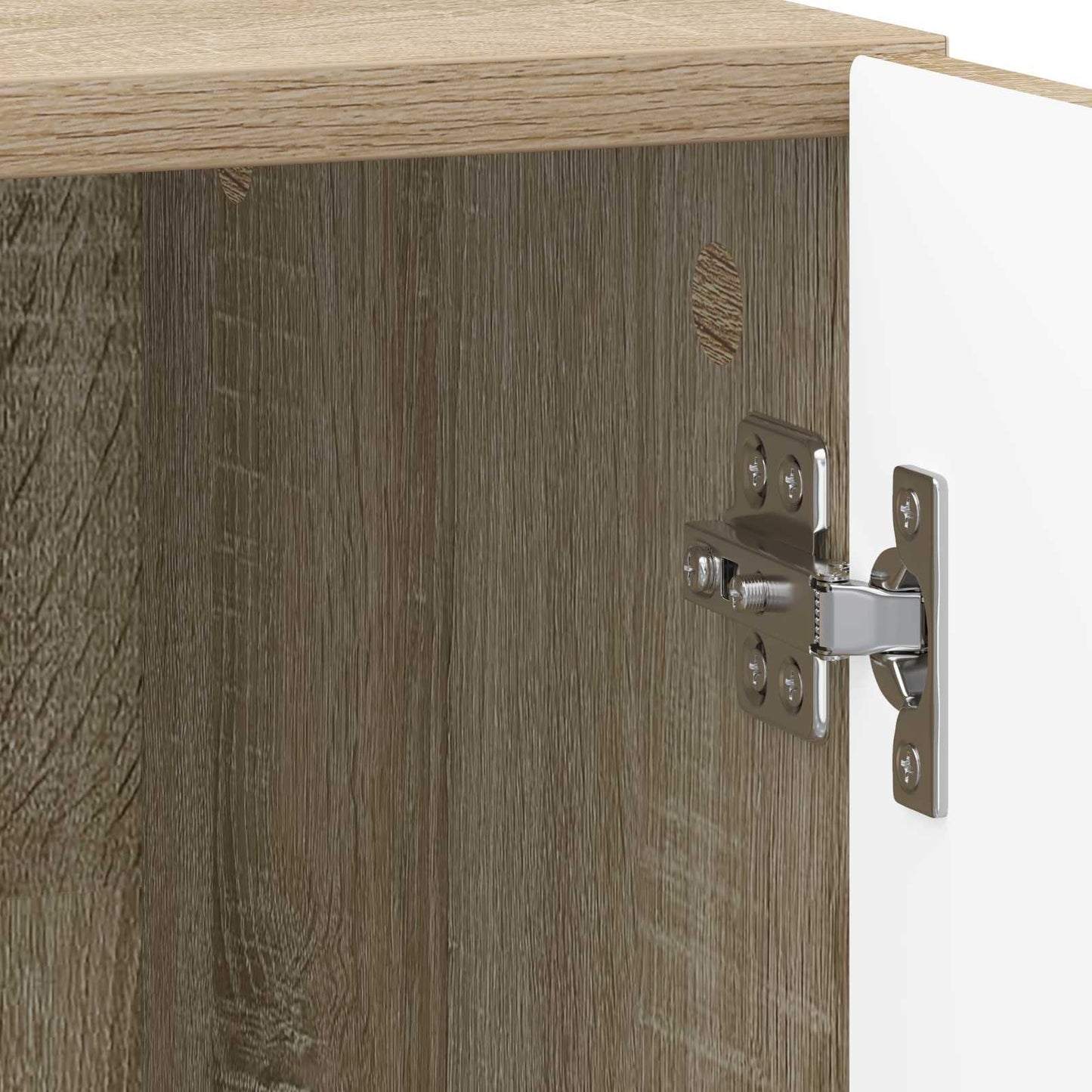 vidaXL Bedside Cabinet 2 pcs Sonoma Oak 43 x 34.5 x 47 cm