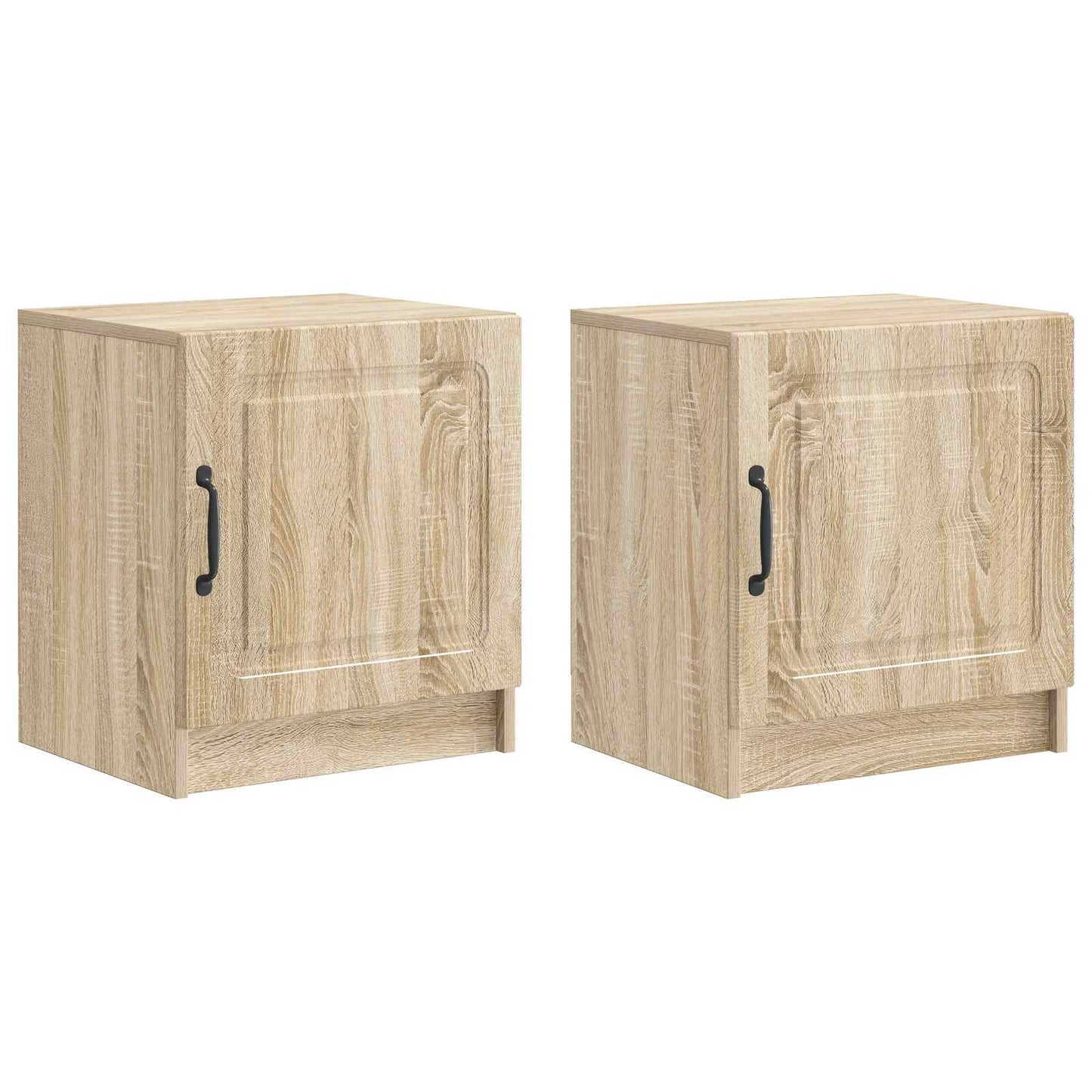 vidaXL Bedside Cabinet 2 pcs Sonoma Oak 43 x 34.5 x 47 cm