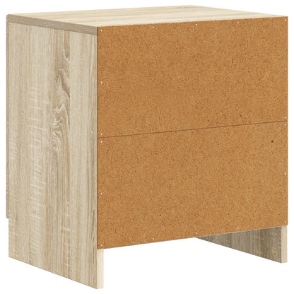 vidaXL Bedside Cabinet 2 pcs Sonoma Oak 43 x 34.5 x 47 cm
