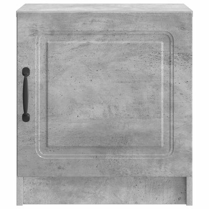 vidaXL Bedside Cabinet 2 pcs Concrete Grey 43 x 34.5 x 47 cm
