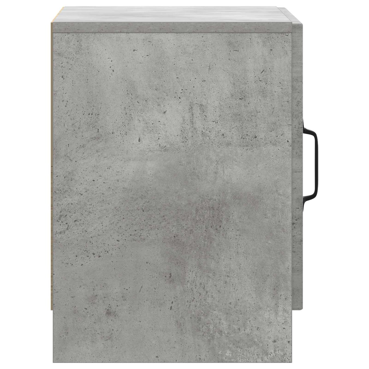 vidaXL Bedside Cabinet 2 pcs Concrete Grey 43 x 34.5 x 47 cm