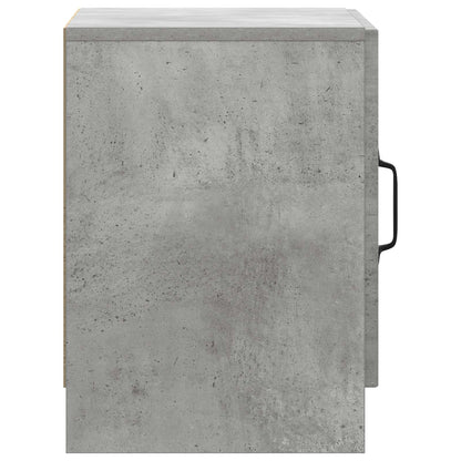 vidaXL Bedside Cabinet 2 pcs Concrete Grey 43 x 34.5 x 47 cm