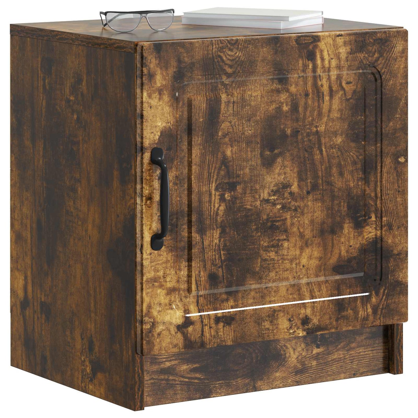vidaXL Bedside Cabinet 2 pcs Smoked Oak 43 x 34.5 x 47 cm