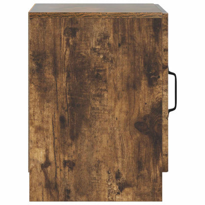 vidaXL Bedside Cabinet 2 pcs Smoked Oak 43 x 34.5 x 47 cm