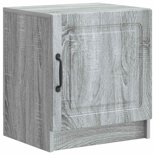vidaXL Bedside Cabinet Grey Sonoma 43 x 34.5 x 47 cm Engineered Wood