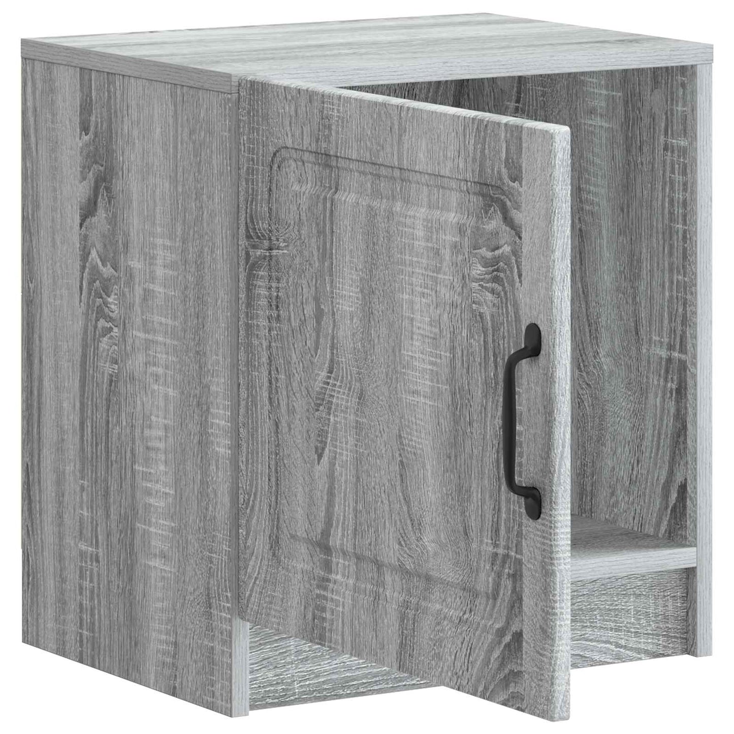 vidaXL Bedside Cabinet Grey Sonoma 43 x 34.5 x 47 cm Engineered Wood