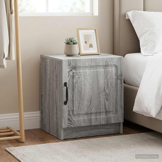 vidaXL Bedside Cabinet 2 pcs Grey Sonoma 43 x 34.5 x 47 cm