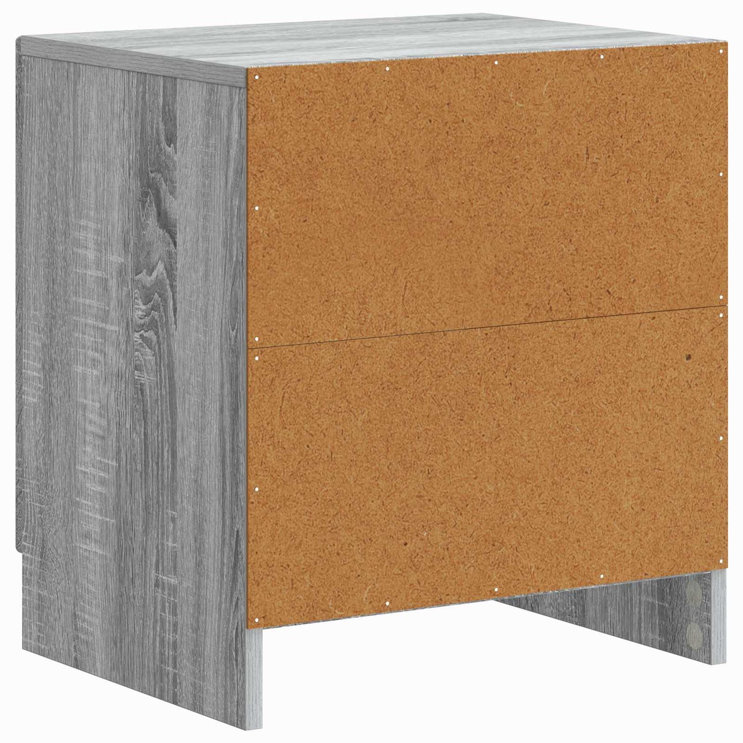 vidaXL Bedside Cabinet 2 pcs Grey Sonoma 43 x 34.5 x 47 cm