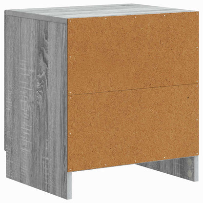 vidaXL Bedside Cabinet 2 pcs Grey Sonoma 43 x 34.5 x 47 cm