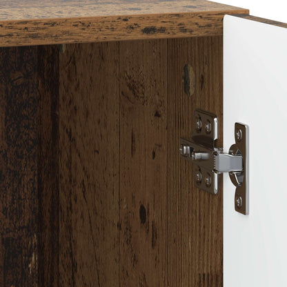 vidaXL Bedside Cabinet 2 pcs Old Wood 43 x 34.5 x 47 cm