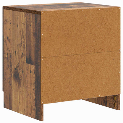 vidaXL Bedside Cabinet 2 pcs Old Wood 43 x 34.5 x 47 cm