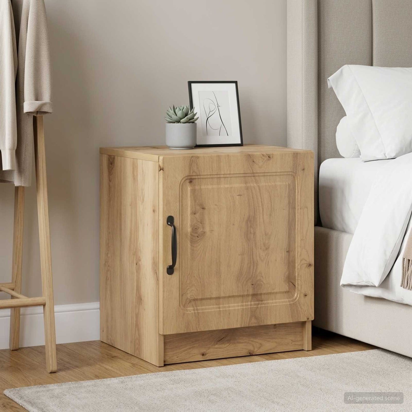 vidaXL Bedside Cabinet 2 pcs Artisan Oak 43 x 34.5 x 47 cm