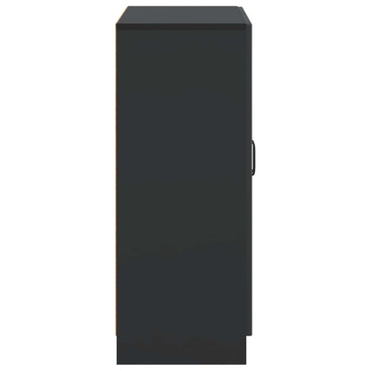 vidaXL Sideboard Black 66 x 34.5 x 87 cm Engineered Wood