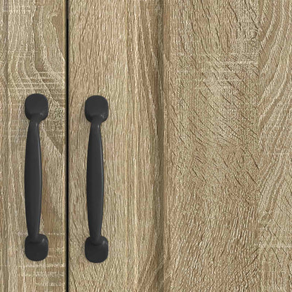 vidaXL Sideboard Sonoma Oak 66 x 34.5 x 87 cm Engineered Wood