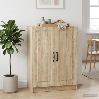 vidaXL Sideboard Sonoma Oak 66 x 34.5 x 87 cm Engineered Wood