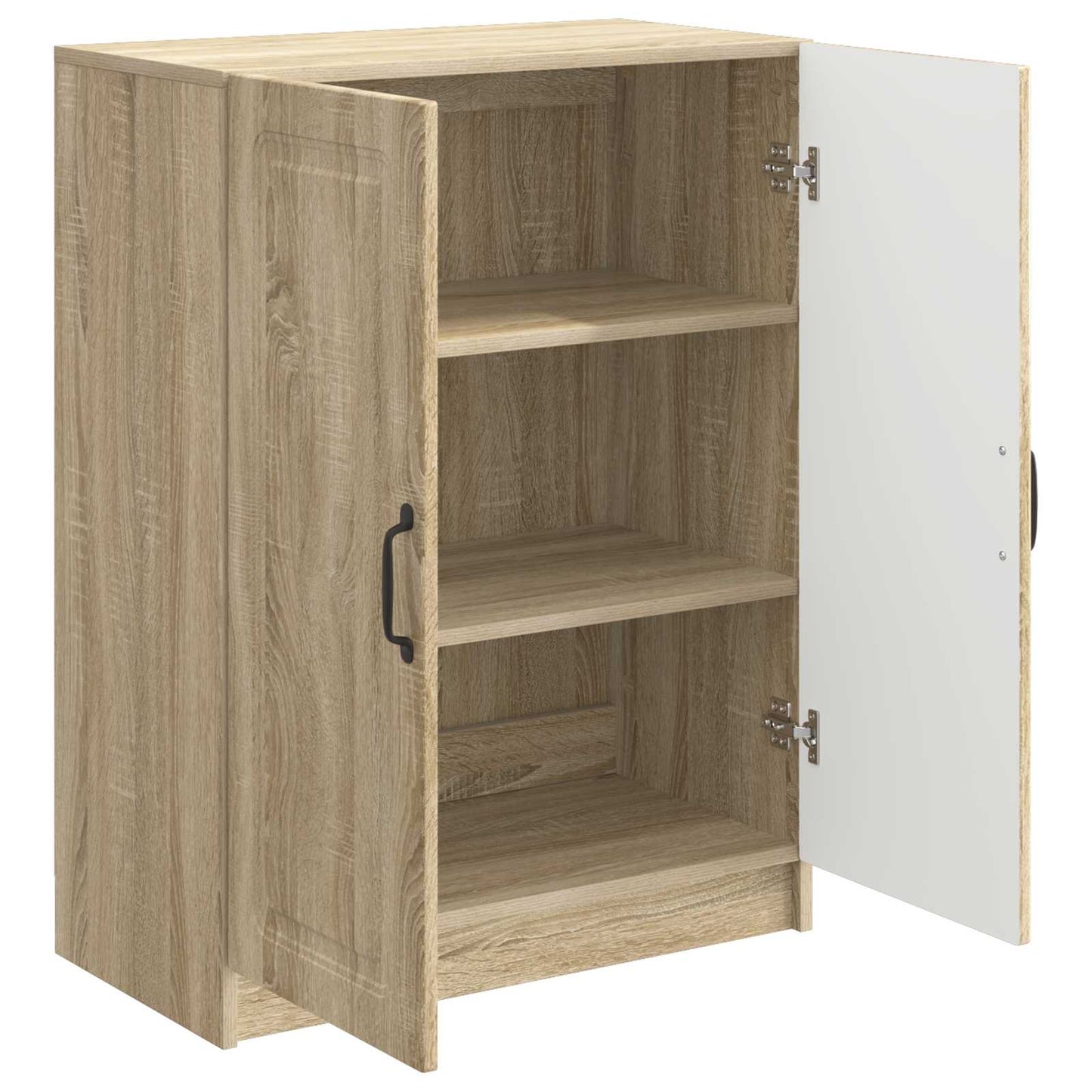 vidaXL Sideboard Sonoma Oak 66 x 34.5 x 87 cm Engineered Wood
