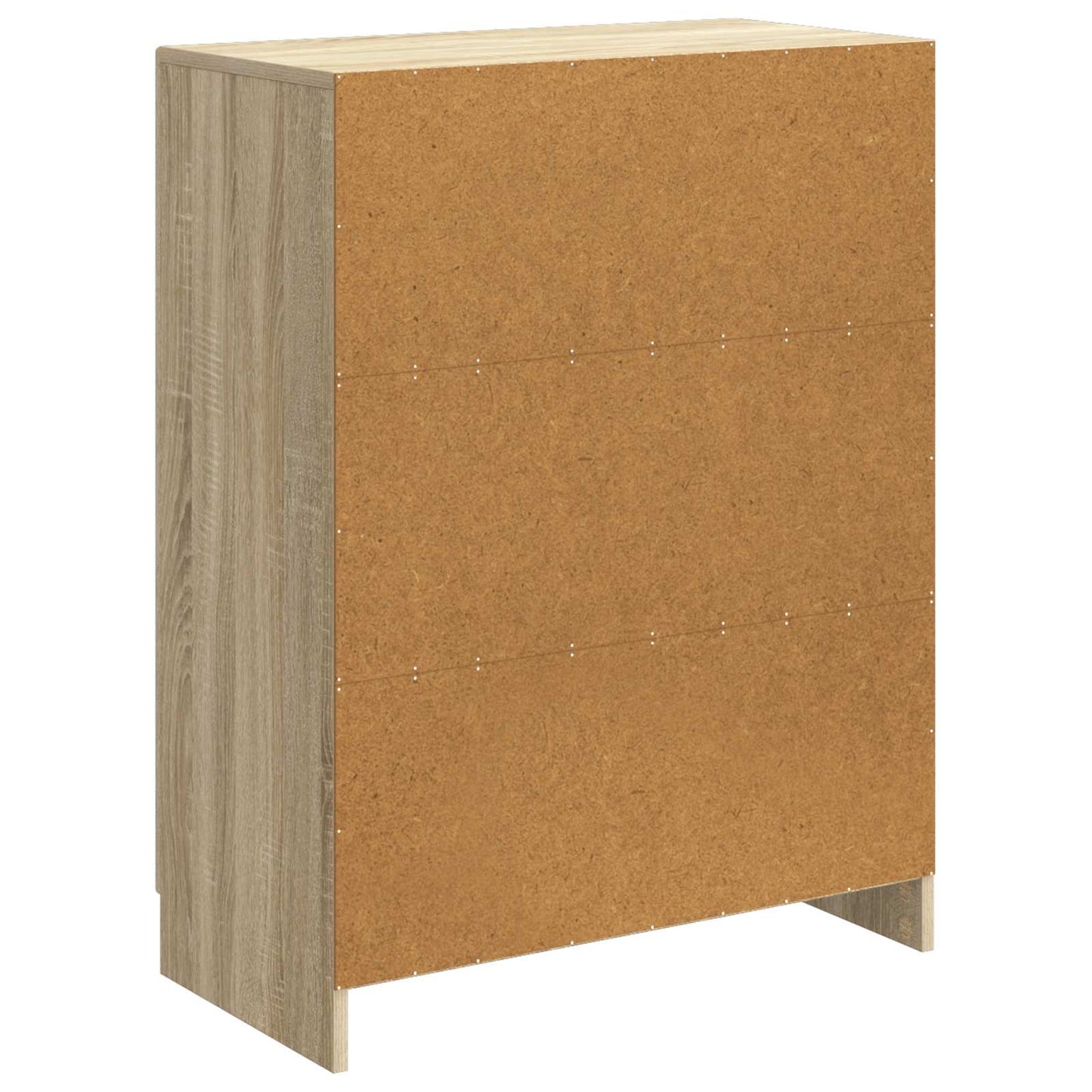 vidaXL Sideboard Sonoma Oak 66 x 34.5 x 87 cm Engineered Wood