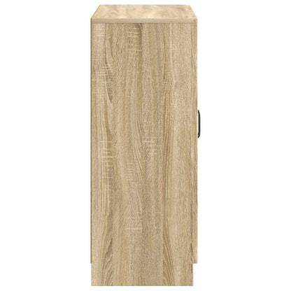 vidaXL Sideboard Sonoma Oak 66 x 34.5 x 87 cm Engineered Wood