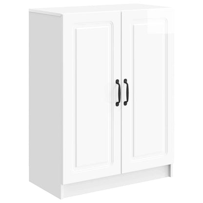 vidaXL Sideboard High Gloss White 66 x 34.5 x 87 cm Engineered Wood