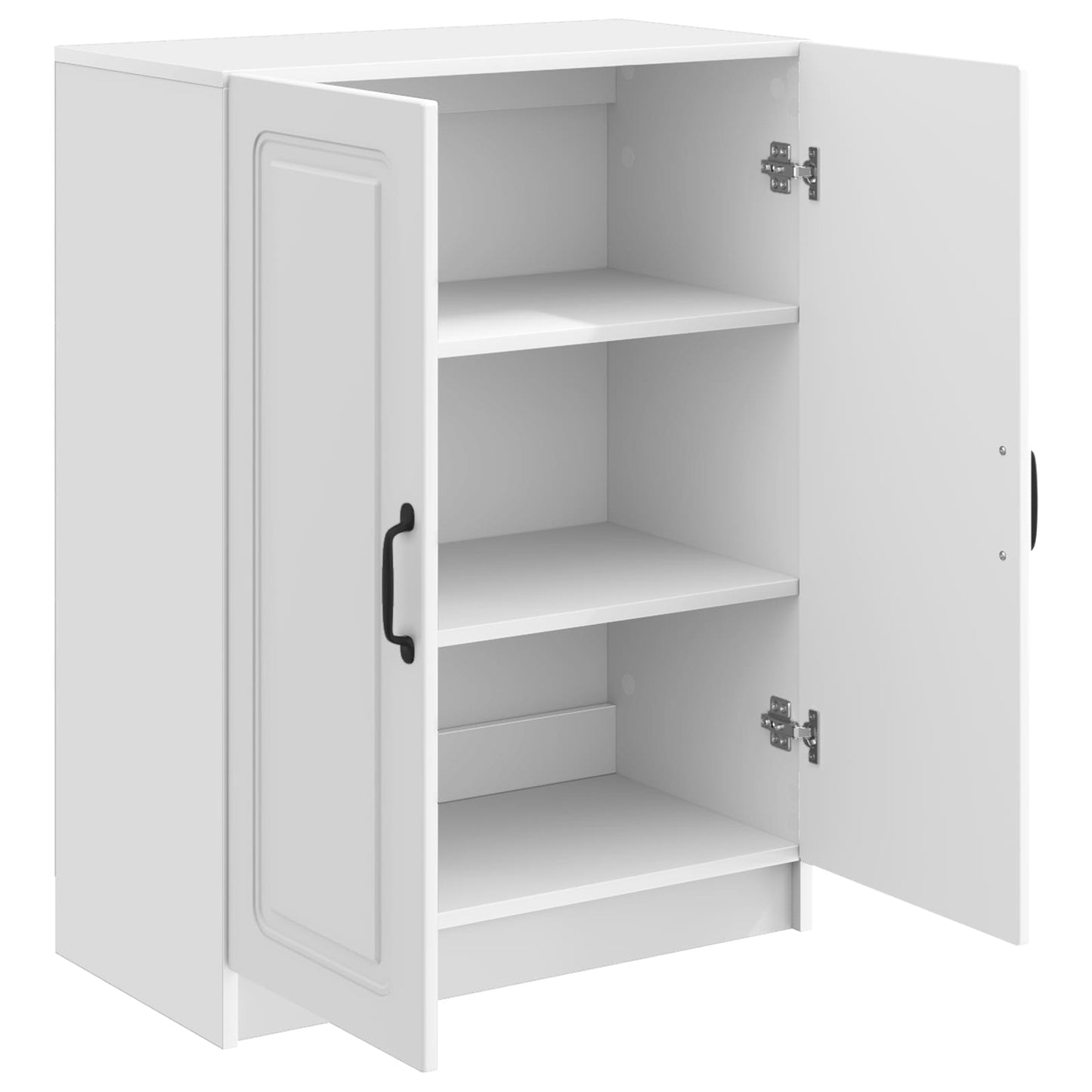 vidaXL Sideboard High Gloss White 66 x 34.5 x 87 cm Engineered Wood