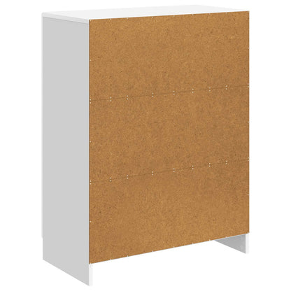 vidaXL Sideboard High Gloss White 66 x 34.5 x 87 cm Engineered Wood