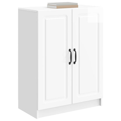 vidaXL Sideboard High Gloss White 66 x 34.5 x 87 cm Engineered Wood