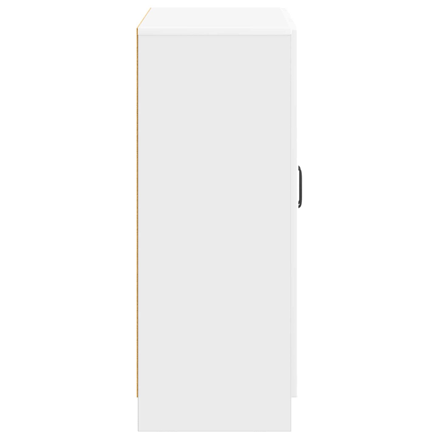 vidaXL Sideboard High Gloss White 66 x 34.5 x 87 cm Engineered Wood