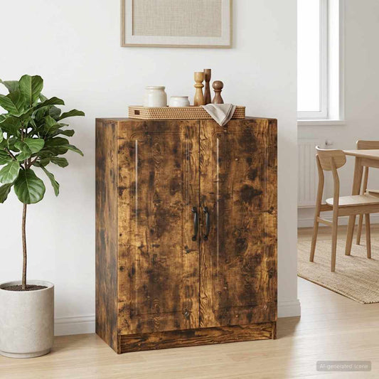 vidaXL Sideboard Smoked Oak 66 x 34.5 x 87 cm Engineered Wood