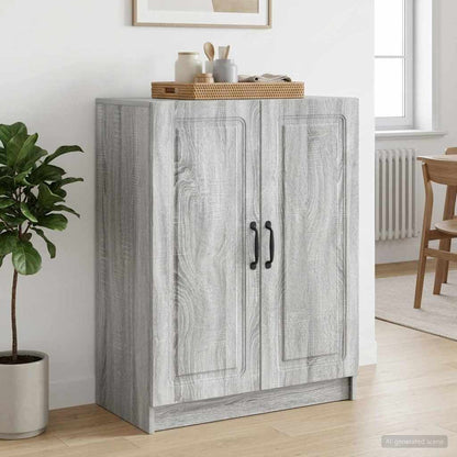 vidaXL Sideboard Grey Sonoma 66 x 34.5 x 87 cm Engineered Wood