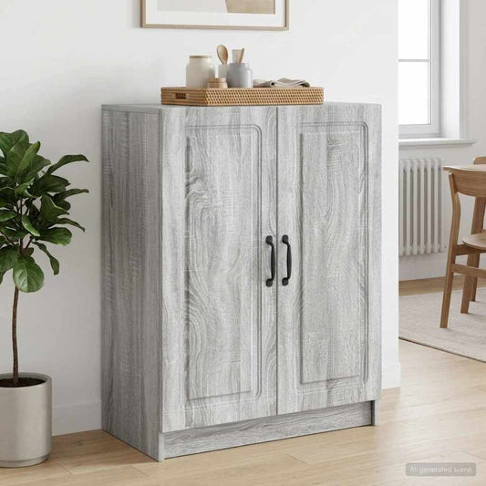 vidaXL Sideboard Grey Sonoma 66 x 34.5 x 87 cm Engineered Wood