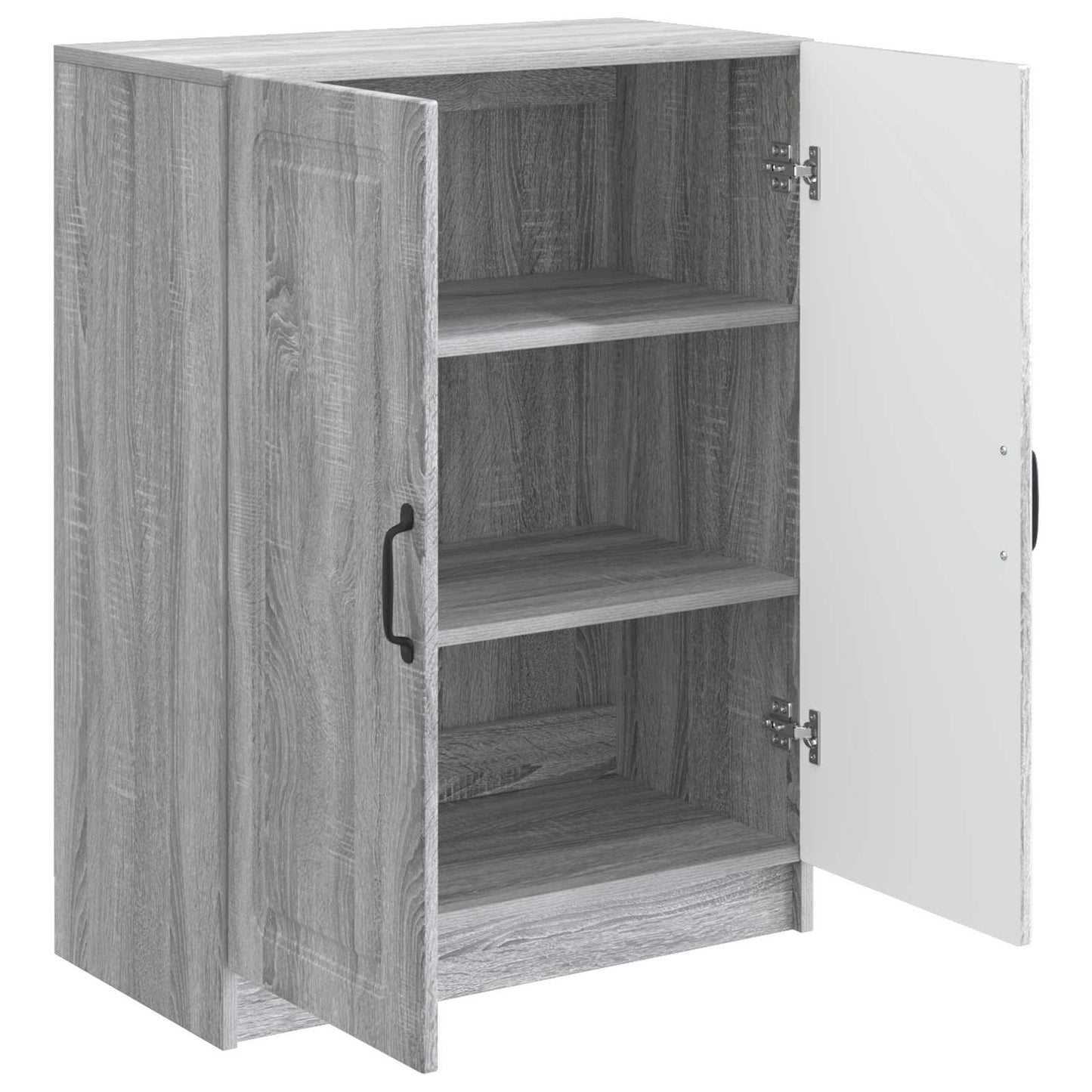 vidaXL Sideboard Grey Sonoma 66 x 34.5 x 87 cm Engineered Wood