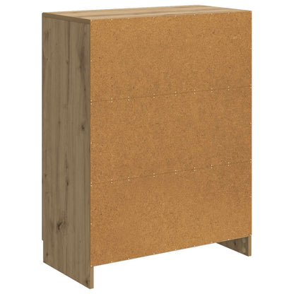 vidaXL Sideboard Artisan Oak 66 x 34.5 x 87 cm Engineered Wood