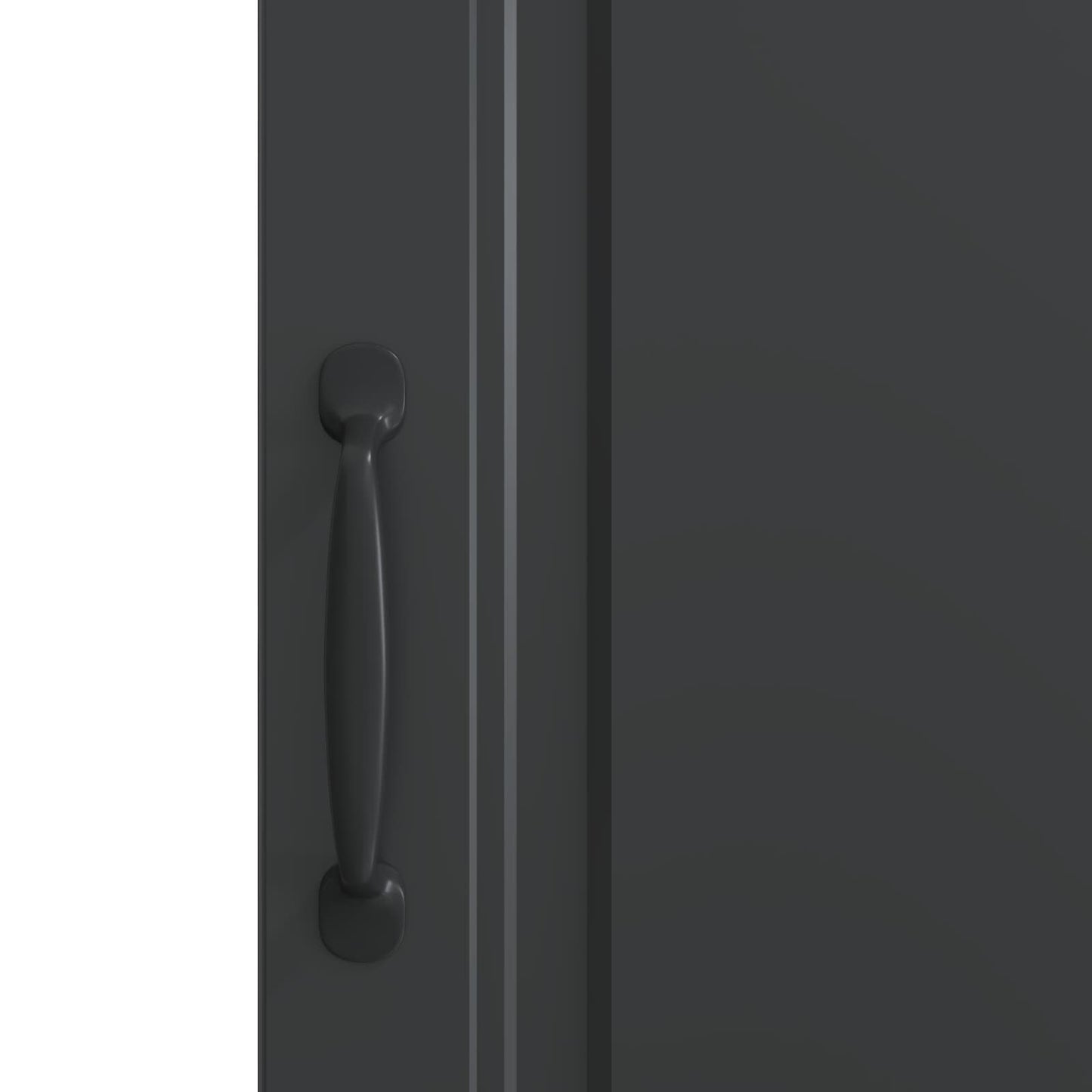 vidaXL Sideboard Black 33 x 34.5 x 87 cm Engineered Wood