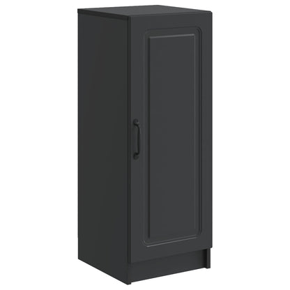 vidaXL Sideboard Black 33 x 34.5 x 87 cm Engineered Wood