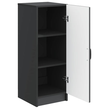 vidaXL Sideboard Black 33 x 34.5 x 87 cm Engineered Wood