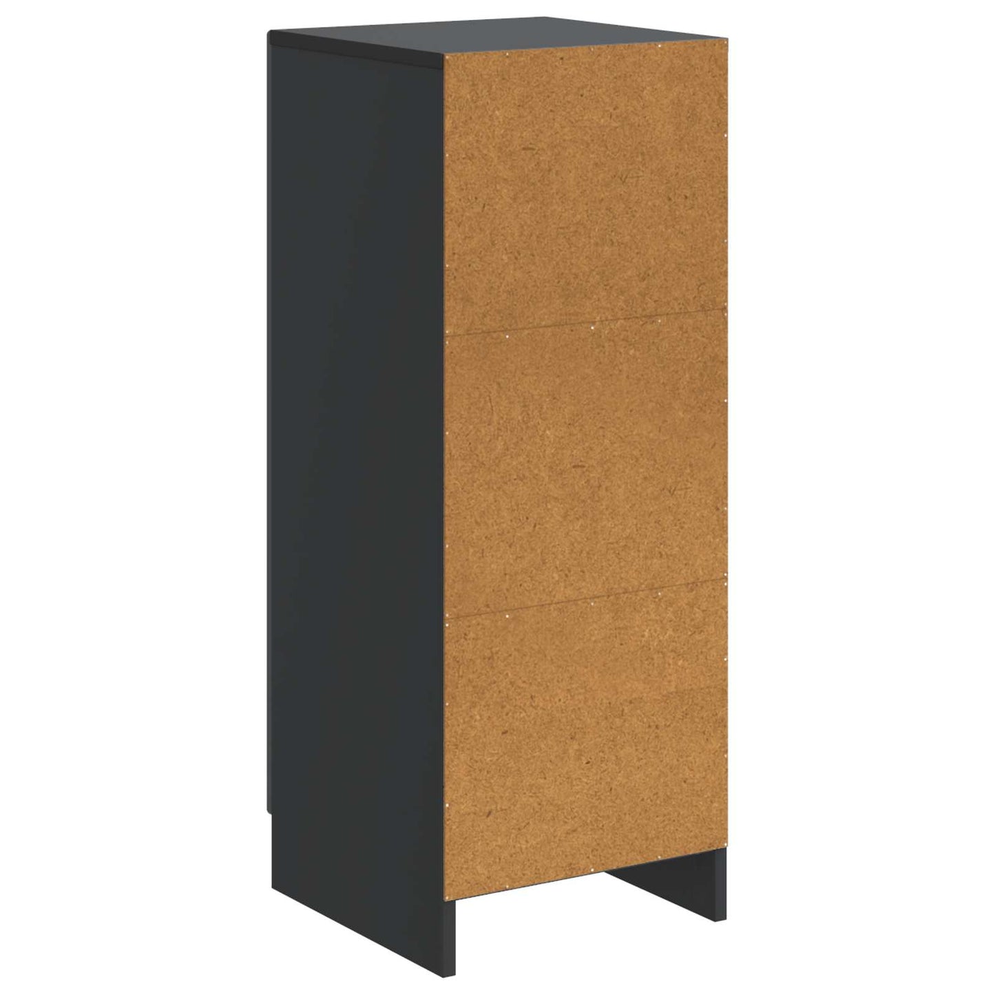 vidaXL Sideboard Black 33 x 34.5 x 87 cm Engineered Wood