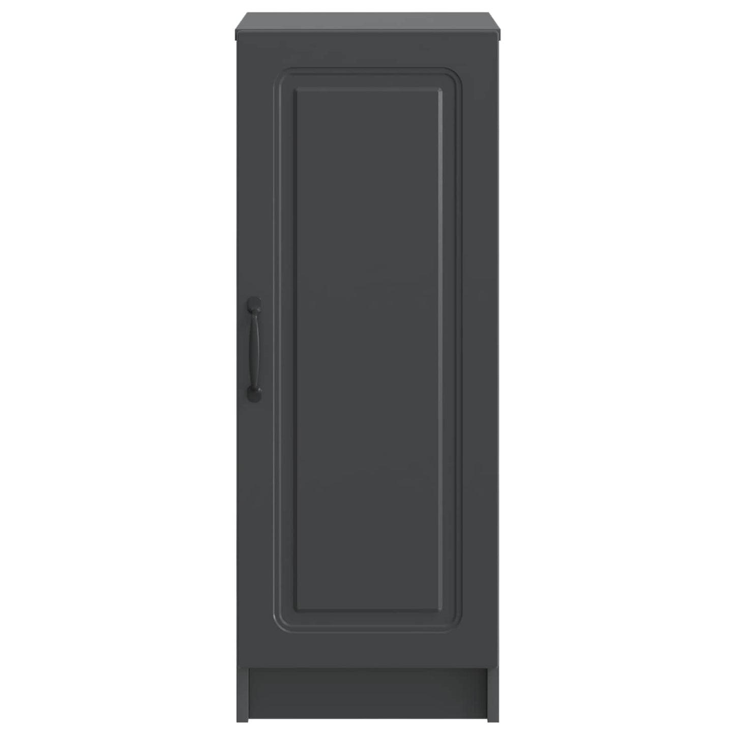 vidaXL Sideboard Black 33 x 34.5 x 87 cm Engineered Wood