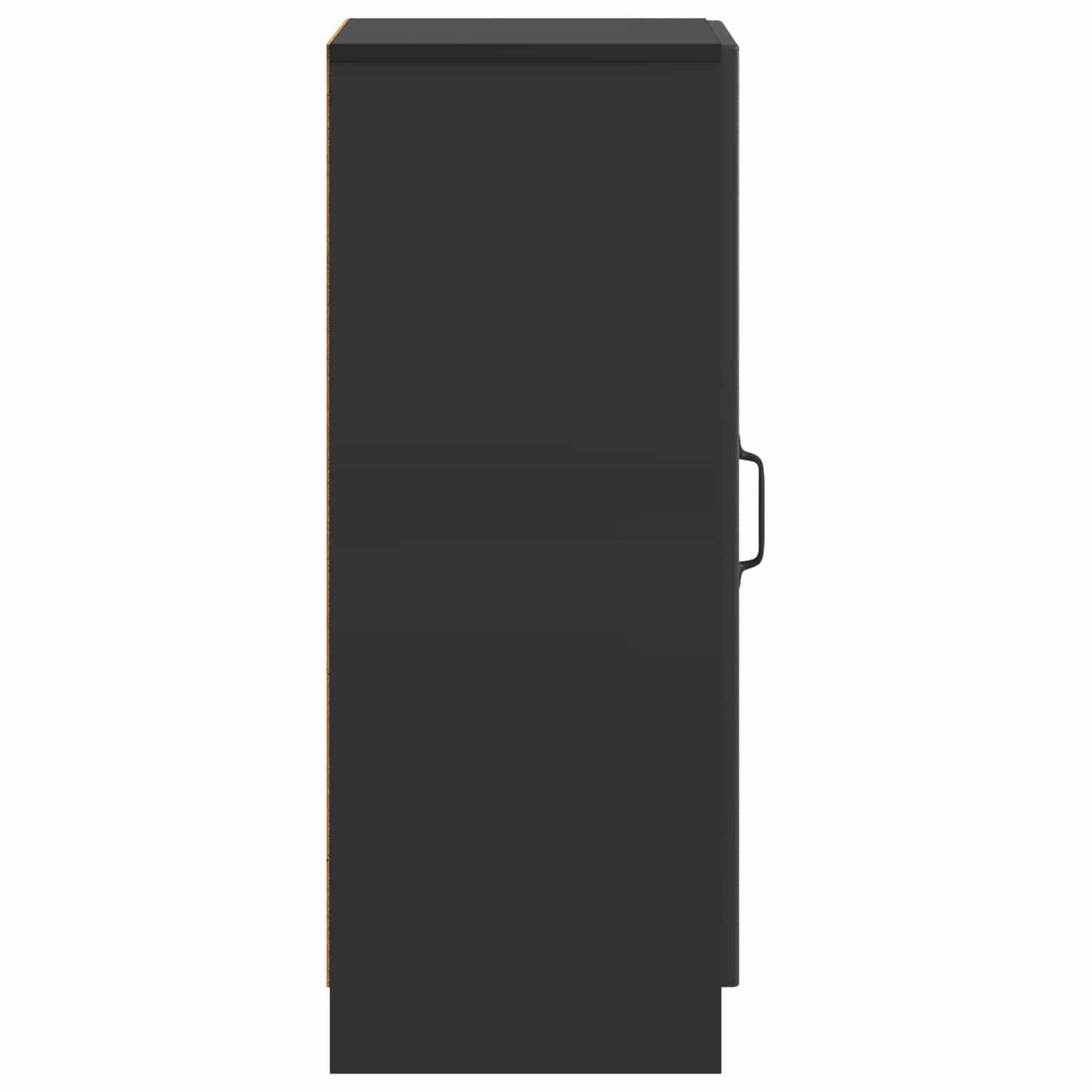 vidaXL Sideboard Black 33 x 34.5 x 87 cm Engineered Wood