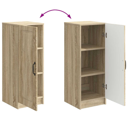 vidaXL Sideboard Sonoma Oak 33 x 34.5 x 87 cm Engineered Wood