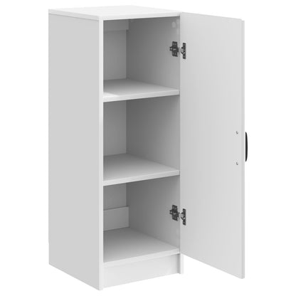 vidaXL Sideboard High Gloss White 33 x 34.5 x 87 cm Engineered Wood