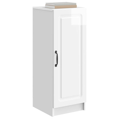 vidaXL Sideboard High Gloss White 33 x 34.5 x 87 cm Engineered Wood