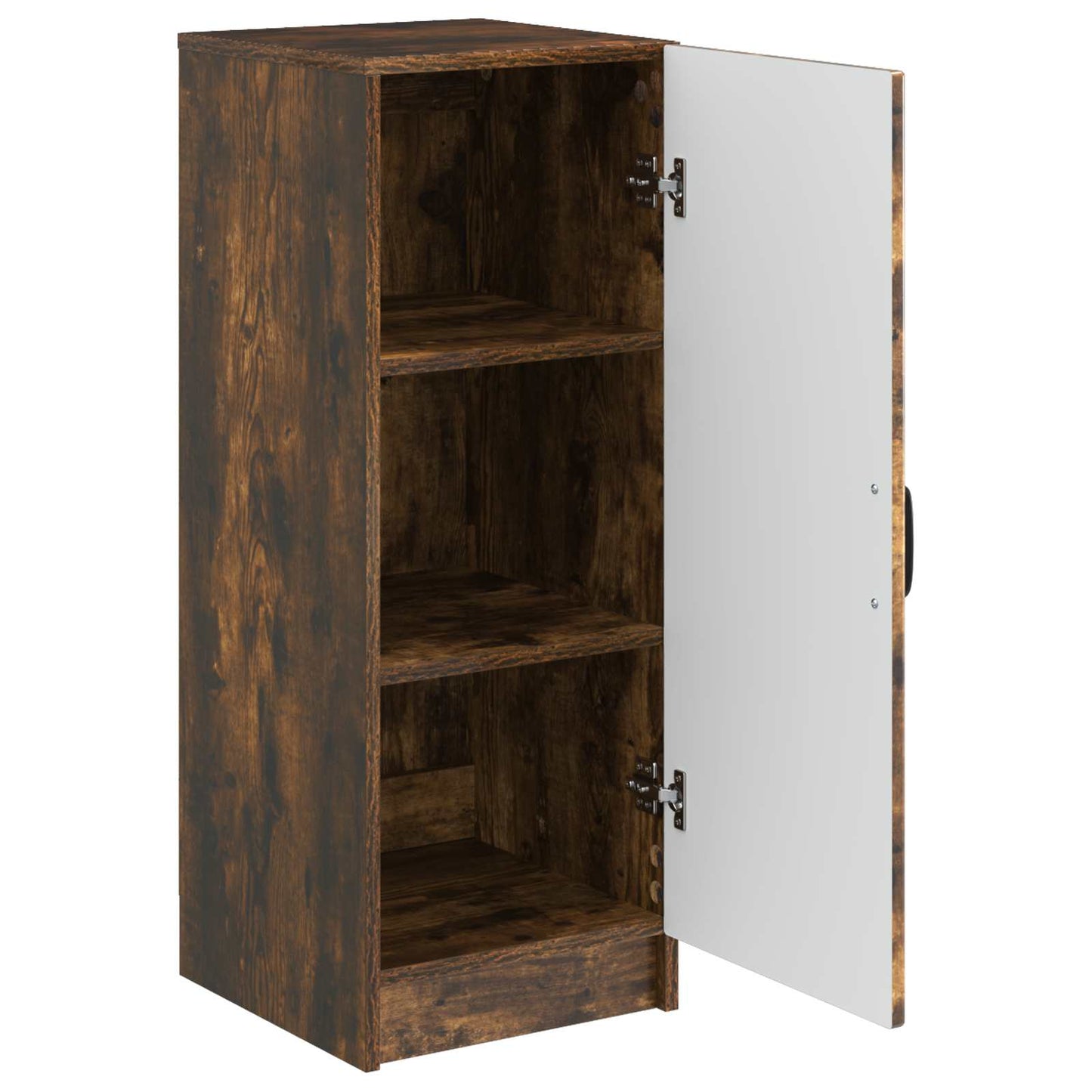 vidaXL Sideboard Smoked Oak 33 x 34.5 x 87 cm Engineered Wood