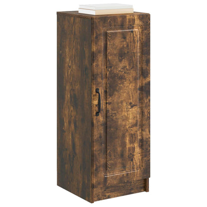 vidaXL Sideboard Smoked Oak 33 x 34.5 x 87 cm Engineered Wood