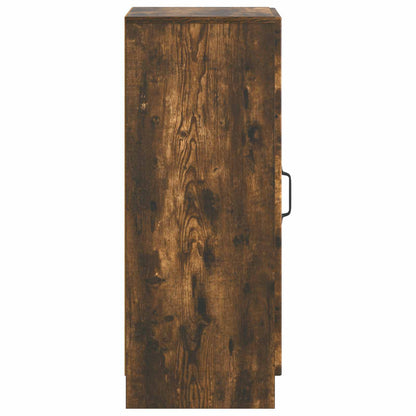 vidaXL Sideboard Smoked Oak 33 x 34.5 x 87 cm Engineered Wood
