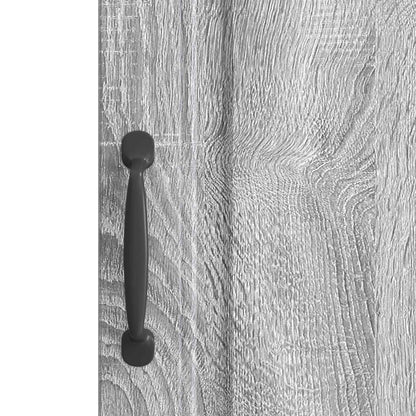 vidaXL Sideboard Grey Sonoma 33 x 34.5 x 87 cm Engineered Wood