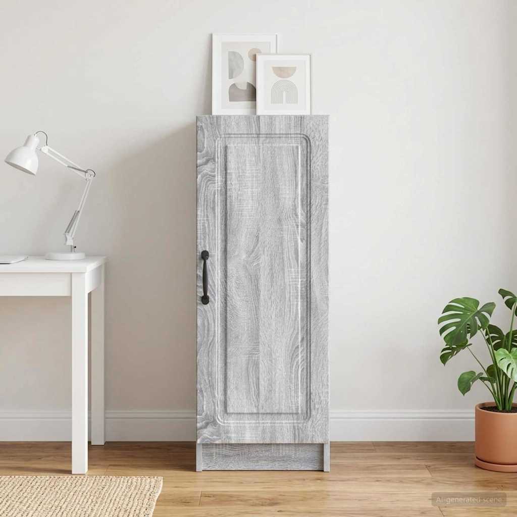 vidaXL Sideboard Grey Sonoma 33 x 34.5 x 87 cm Engineered Wood