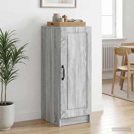 vidaXL Sideboard Grey Sonoma 33 x 34.5 x 87 cm Engineered Wood