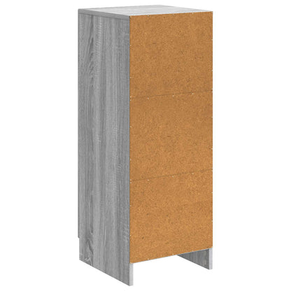 vidaXL Sideboard Grey Sonoma 33 x 34.5 x 87 cm Engineered Wood