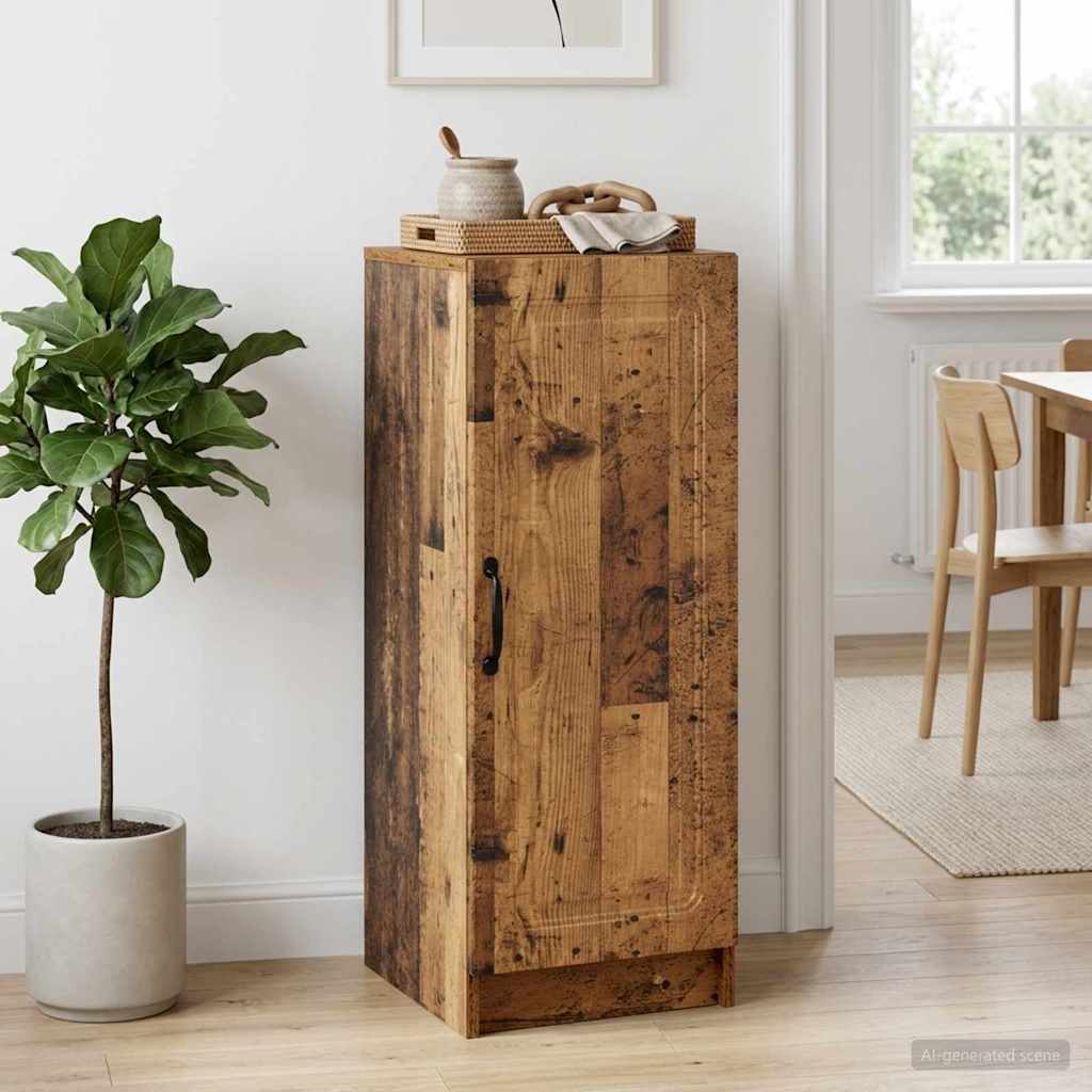 vidaXL Sideboard Old Wood 33 x 34.5 x 87 cm Engineered Wood